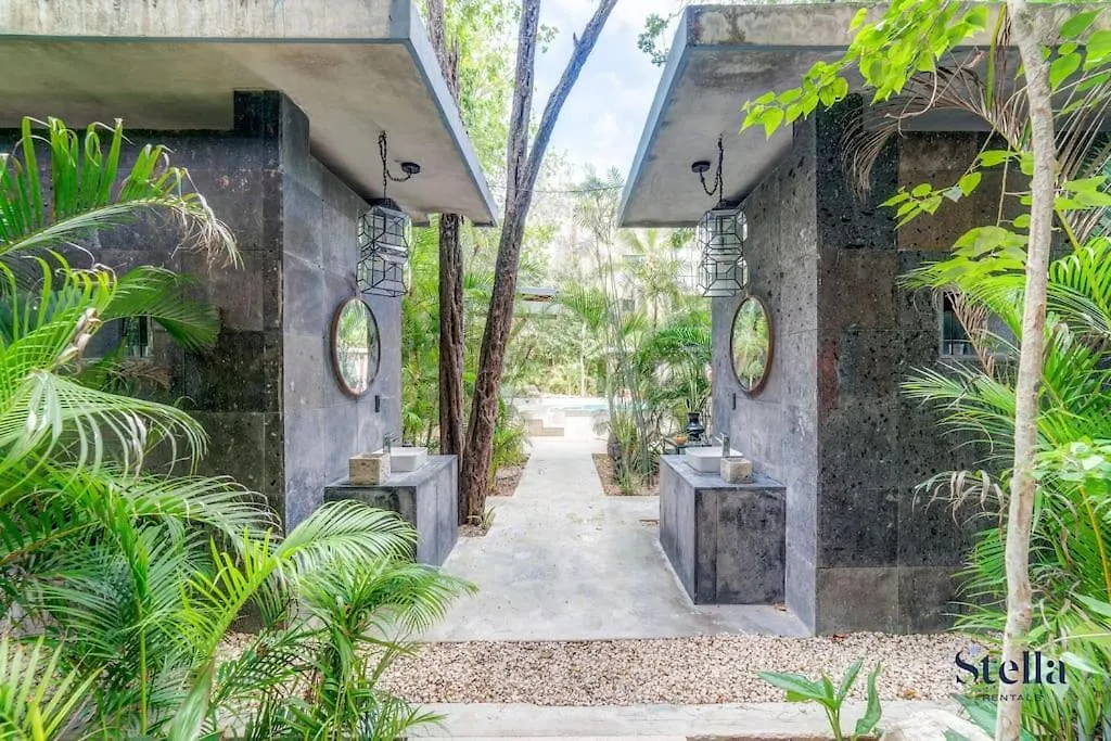 Luxurious Oasis Jacuzzi With Art Gallery And Pool Tulum Apartment